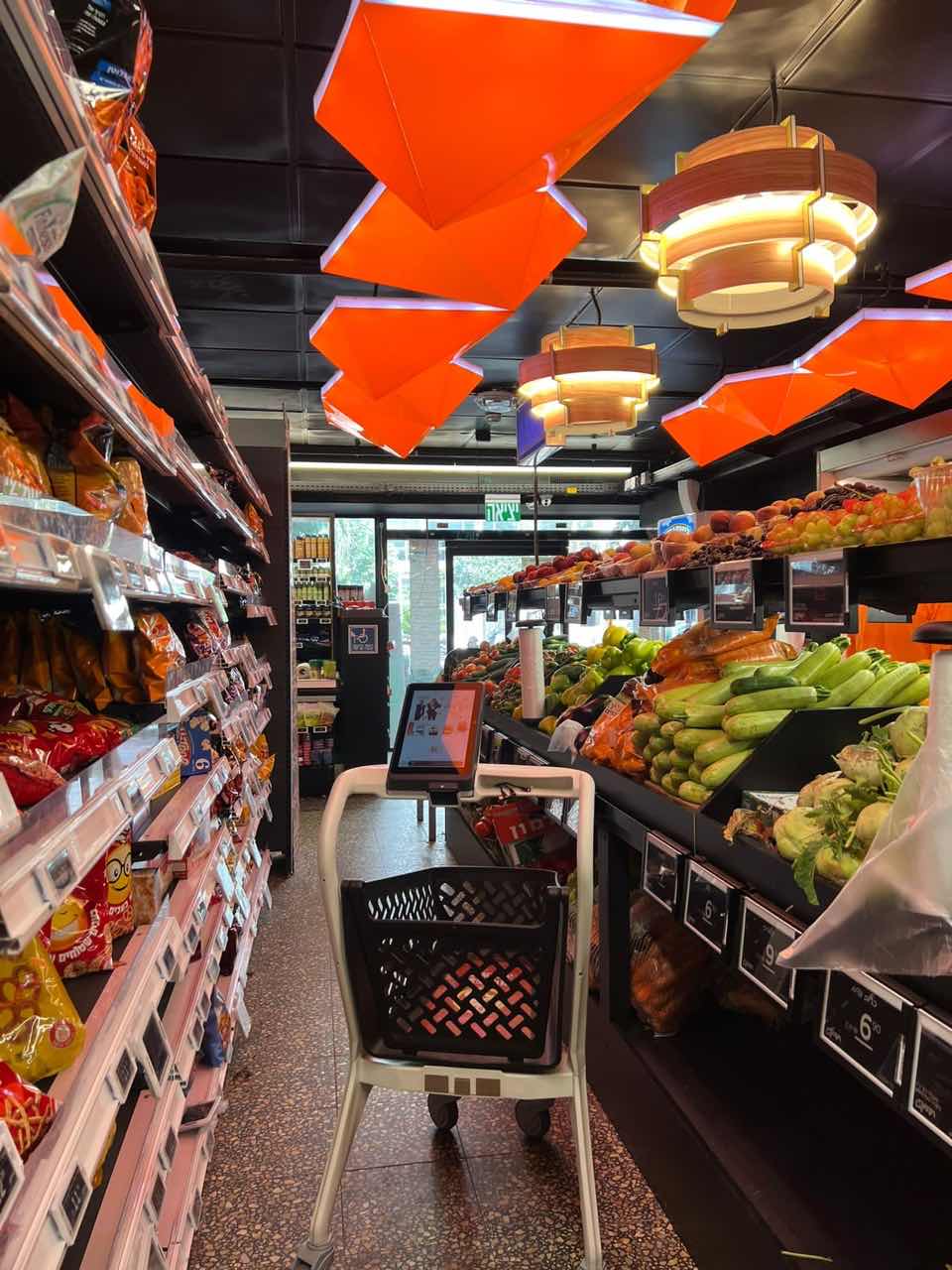 Answer a question that seems simple What is a smart shopping cart